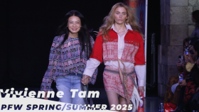 Paris Jackson Walks the Runway at Vivienne Tam's Spring/Summer 2025 PFW Show