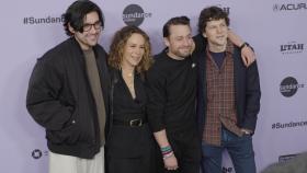 Kieran Culkin Jennifer Grey Will Sharpe and Jesse Eisenberg Star in A Real Pain About a Family Coming to Terms with Their Family History