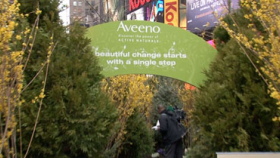 Pop-Up Forest in Times Square Kicks Off Earth Month