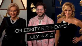 Celebrity Birthdays July 4-5: Eva Marie Saint, Post Malone, Edie Falco, RZA, and More