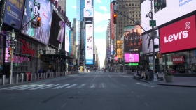 A Look at Times Square a Month after COVID-19 Shuts it Down