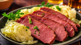 St. Patrick's Day and National Corned Beef and Cabbage Day are celebrated March 17