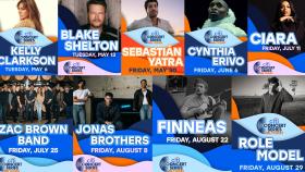 TODAY announces 2025 Citi Concert Series lineup including Kelly Clarkson, Jonas Brothers, Zac Brown Band, Blake Shelton, Cynthia Erivo and more