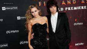 Miley Cyrus and Maxx Morando make first appearance as engaged couple 