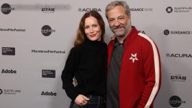 Leslie Mann and Judd Apatow at the 2026 Sundance Film Festival