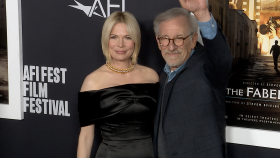 Steven Spielberg Joins The Fabelmans Stars Michelle Williams Paul Dano Gabriel LaBelle and Seth Rogen at LA Premiere of His Semi-Autobiographical Film