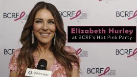 Elizabeth Hurley served as host for the Breast Cancer Research Foundation (BCRF) annual Hot Pink Party at The Glasshouse in New York City