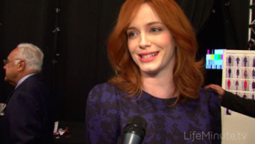 A Lifeminute with Mad Mens Christina Hendricks