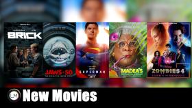 New Movies: Superman, Brick, Jaws @ 50: The Definitive Inside Story, Madea’s Destination Wedding, and Zombies 4: Dawn of the Vampires