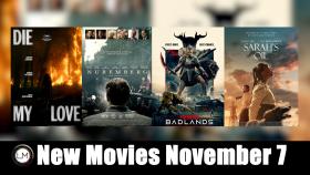 New Movies: Die My Love, Predator: Badlands, Nuremberg, and Sarah's Oil