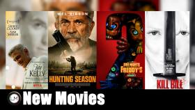 New Movies: Jay Kelly, Kill Bill: The Whole Bloody Affair, Five Nights at Freddy's 2, and Hunting Season