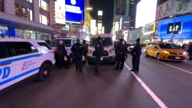Protesters arrested in Times Square