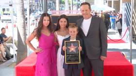 Vince Vaughn Joined by Family at Hollywood Walk of Fame Ceremony