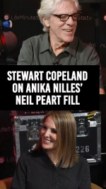 Stewart Copeland Gets Emotional Over Anika Nilles’ Rush Performance 🥁🤘🏻♥️